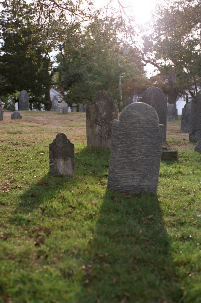 A tombstone casts a long shadow in Salem.